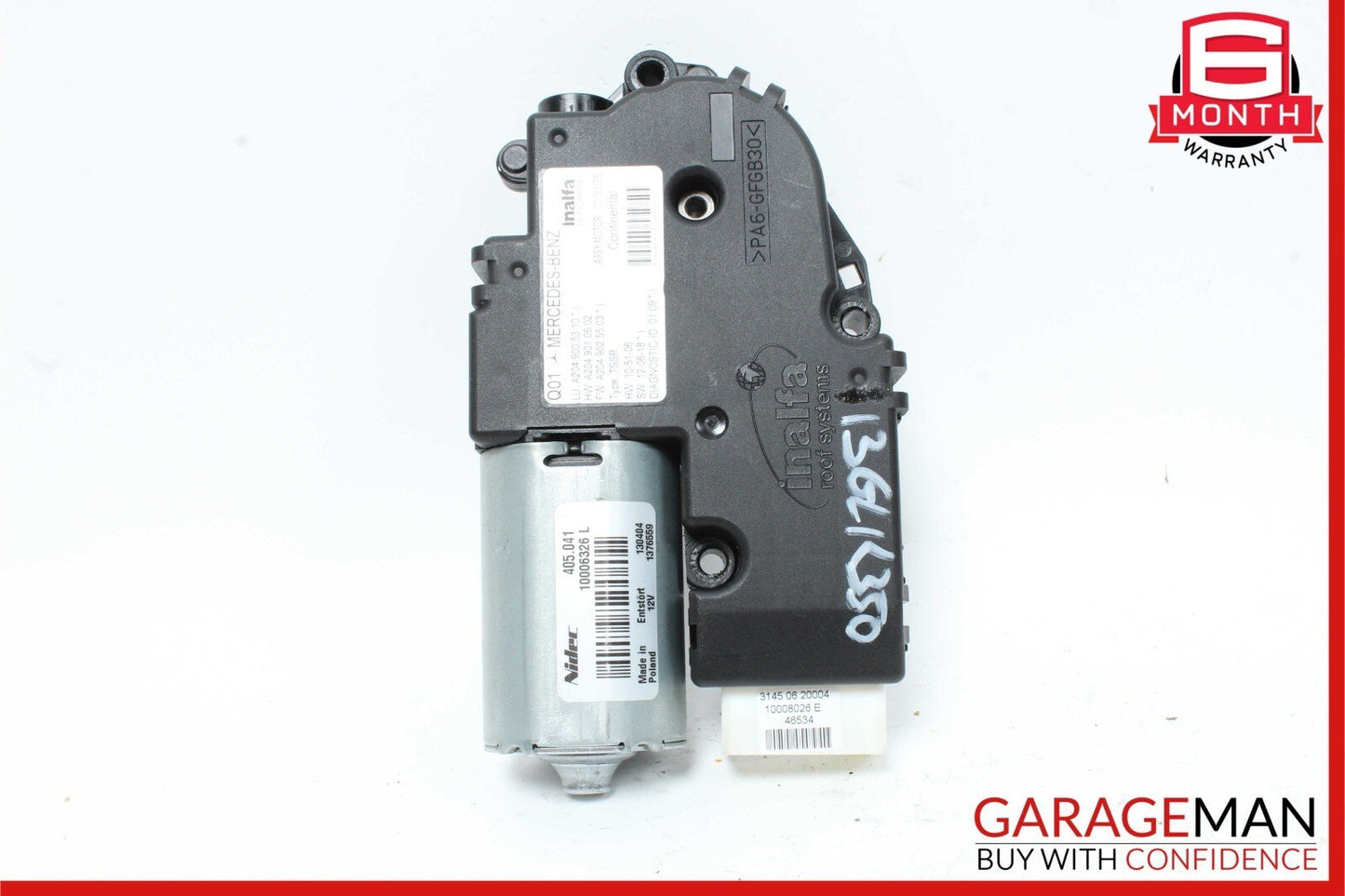 08-15 Mercedes GLK350 CL550 C300 Panoramic Sunroof Sun Roof Motor Unit OEM