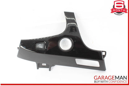 17-19 Audi Q7 Engine Start Stop Ignition Control Switch w/ Trim 4M1853241E OEM