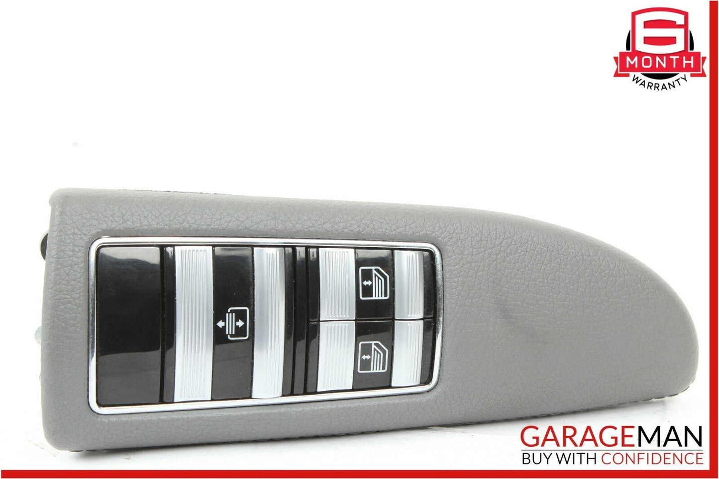 07-13 Mercedes W221 S550 Rear Left Side Door Window Switch Control Trim Grey