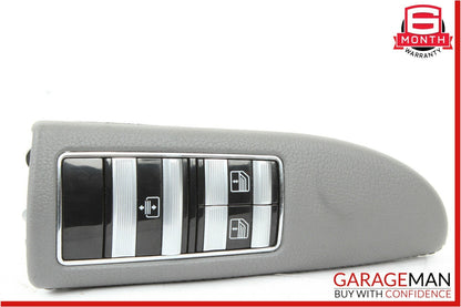 07-13 Mercedes W221 S550 Rear Left Side Door Window Switch Control Trim Grey