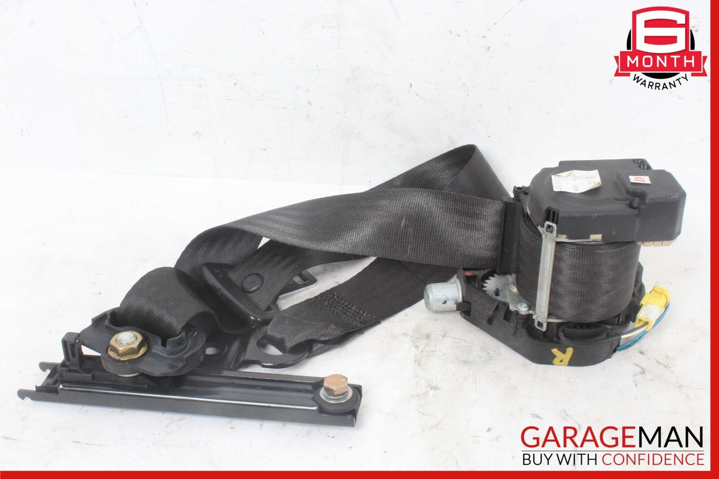 03-08 Maserati Quattroporte M139 Front Right Side Seat Belt Black OEM