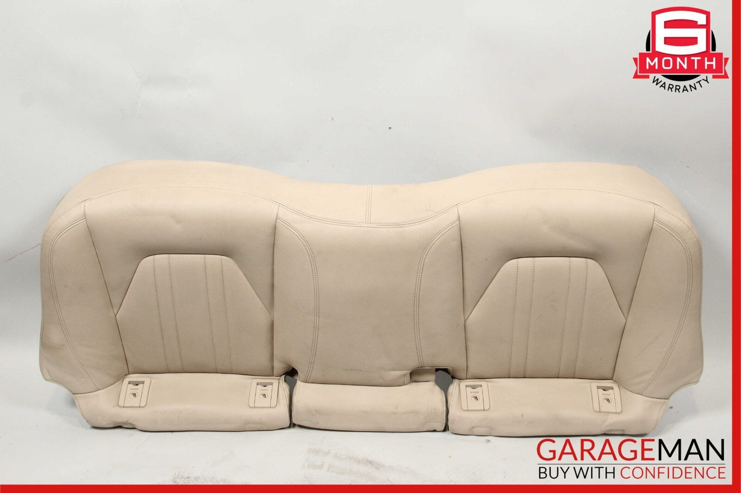 14-17 Maserati Ghibli Rear Lower Bottom Bench Seat Cushion Cover Beige OEM