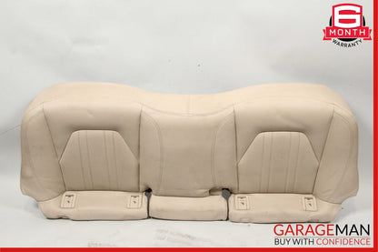14-17 Maserati Ghibli Rear Lower Bottom Bench Seat Cushion Cover Beige OEM