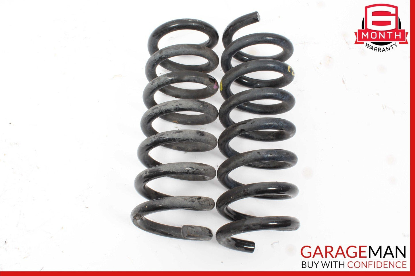 08-14 Mercedes W204 C250 Rear Left & Right Shock Absorber Coil Spring Set OEM