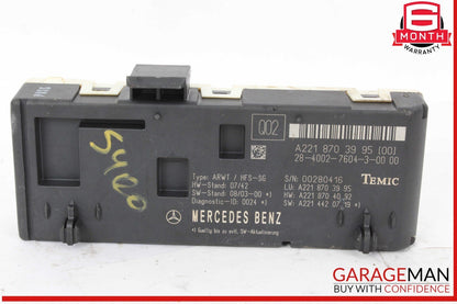 07-14 Mercedes W221 S400 Hybrid Trunk Release Remote Open Close Module Unit OEM