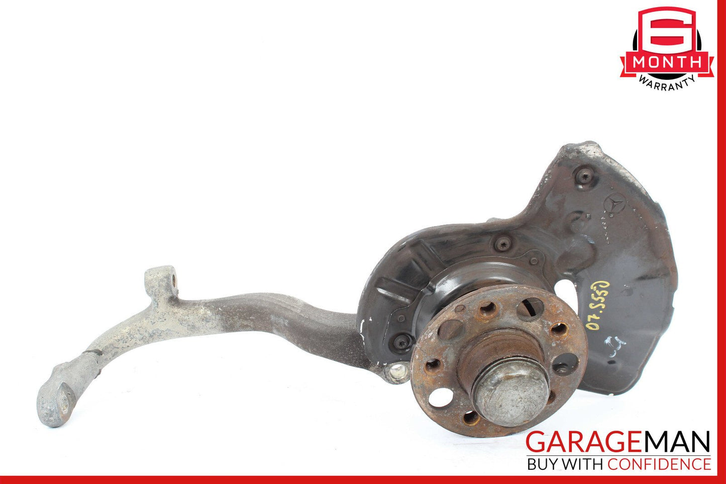 07-14 Mercedes W221 S550 Front Right Wheel Carrier Spindle Knuckle Hub OEM