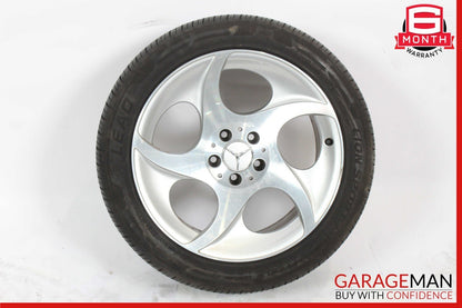 03-12 Mercedes R230 SL500 Rear Wheel Tire Rim 9.5Jx18H2 ET40 R18 2304011802 OEM