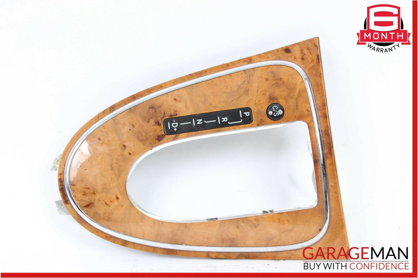 06-11 Mercedes W211 E350 CLS550 Center Console Shifter Trim Bezel Cover Wood OEM