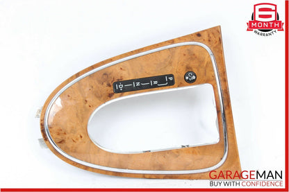 06-11 Mercedes W211 E350 CLS550 Center Console Shifter Trim Bezel Cover Wood OEM