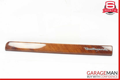 03-08 Maserati Quattroporte M139 Right Side Dashboard Panel Trim Wood OEM