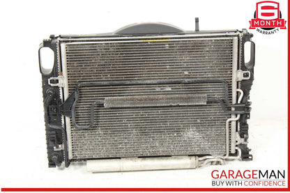 06-09 Mercedes W219 CLS500 Engine Cooling Radiator AC A/C Condenser Fan Assy