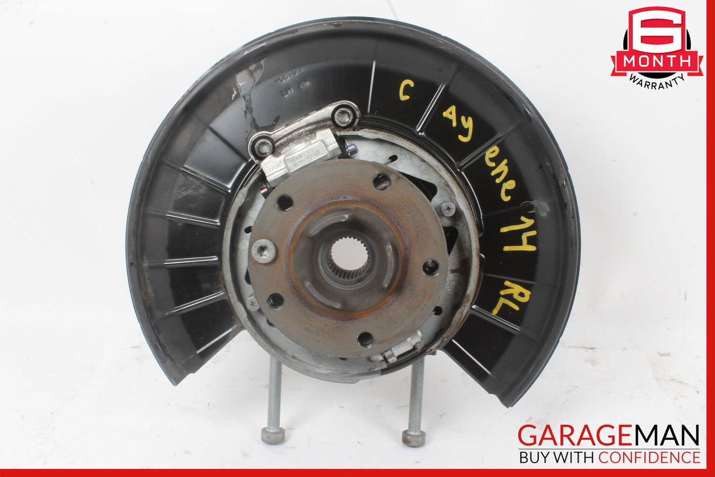 11-17 Porsche Cayenne 958 Rear Left Driver Side Wheel Spindle Knuckle Hub OEM