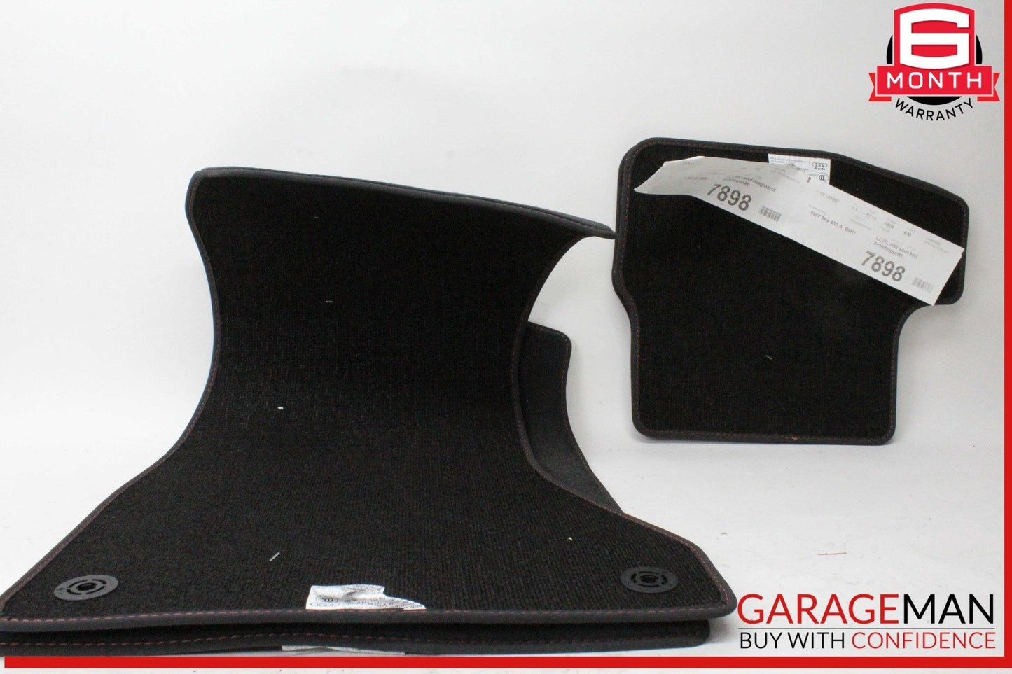 18-24 Audi S5 A5 Front and Rear Floor Carpet Mat Set 8W7864450A OEM