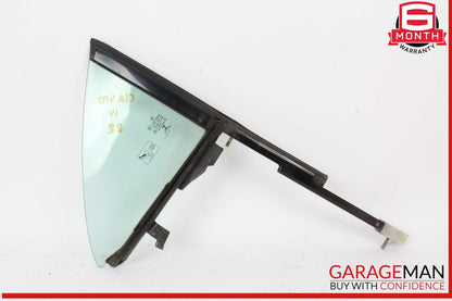 14-19 Mercedes W117 CLA45 AMG Rear Left Driver Side Door Quarter Window Glass
