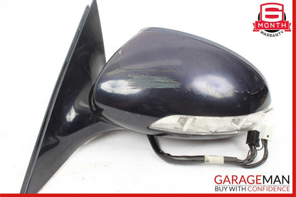 07-09 Mercedes W221 S550 Front Left Side Rear View Door Mirror Tanzanite Blue