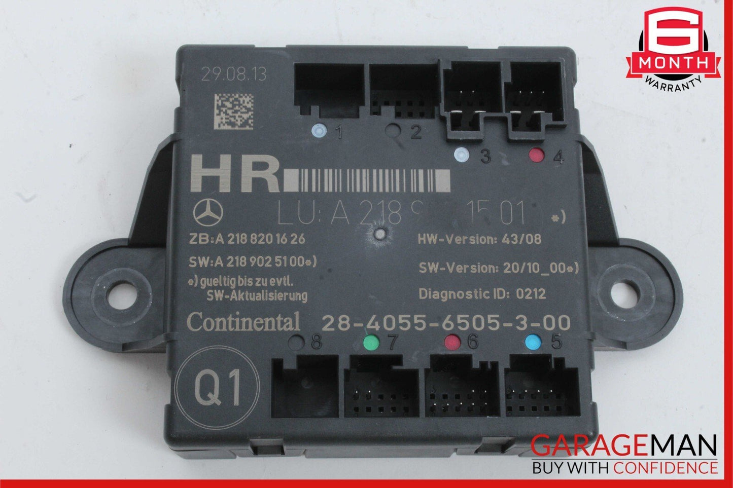 08-18 Mercedes W204 C250 C300 CLS550 Rear Right Side Door Control Module OEM