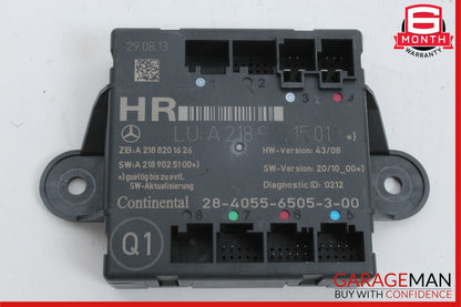 08-18 Mercedes W204 C250 C300 CLS550 Rear Right Side Door Control Module OEM