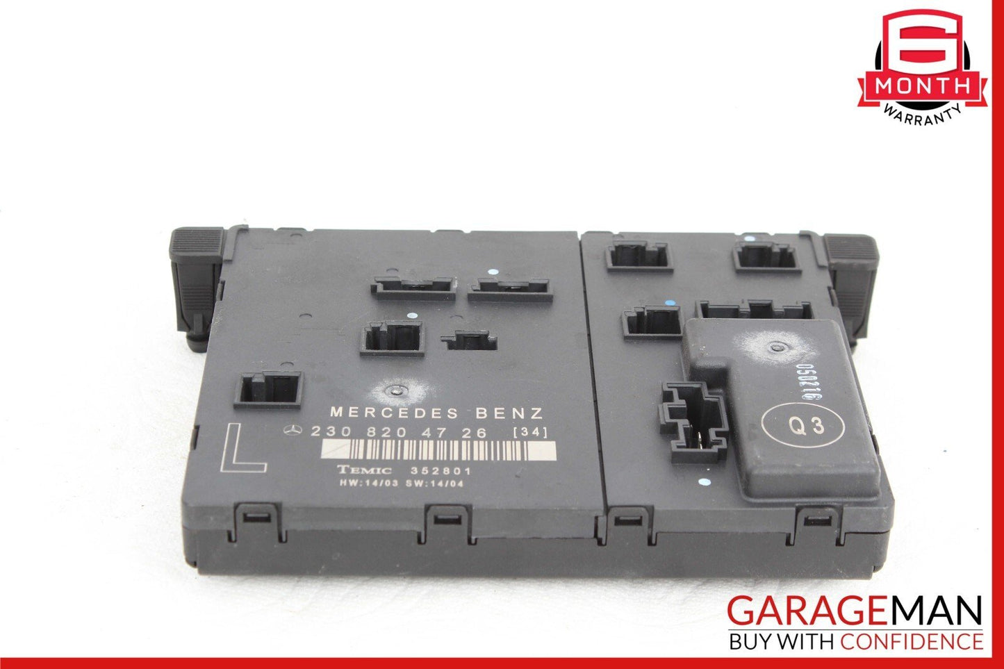 03-12 Mercedes R230 SL500 SL550 SL55 AMG Front Left Door Control Module Unit