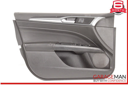 13-16 Ford Fusion Front Left Driver Side Interior Door Panel OEM