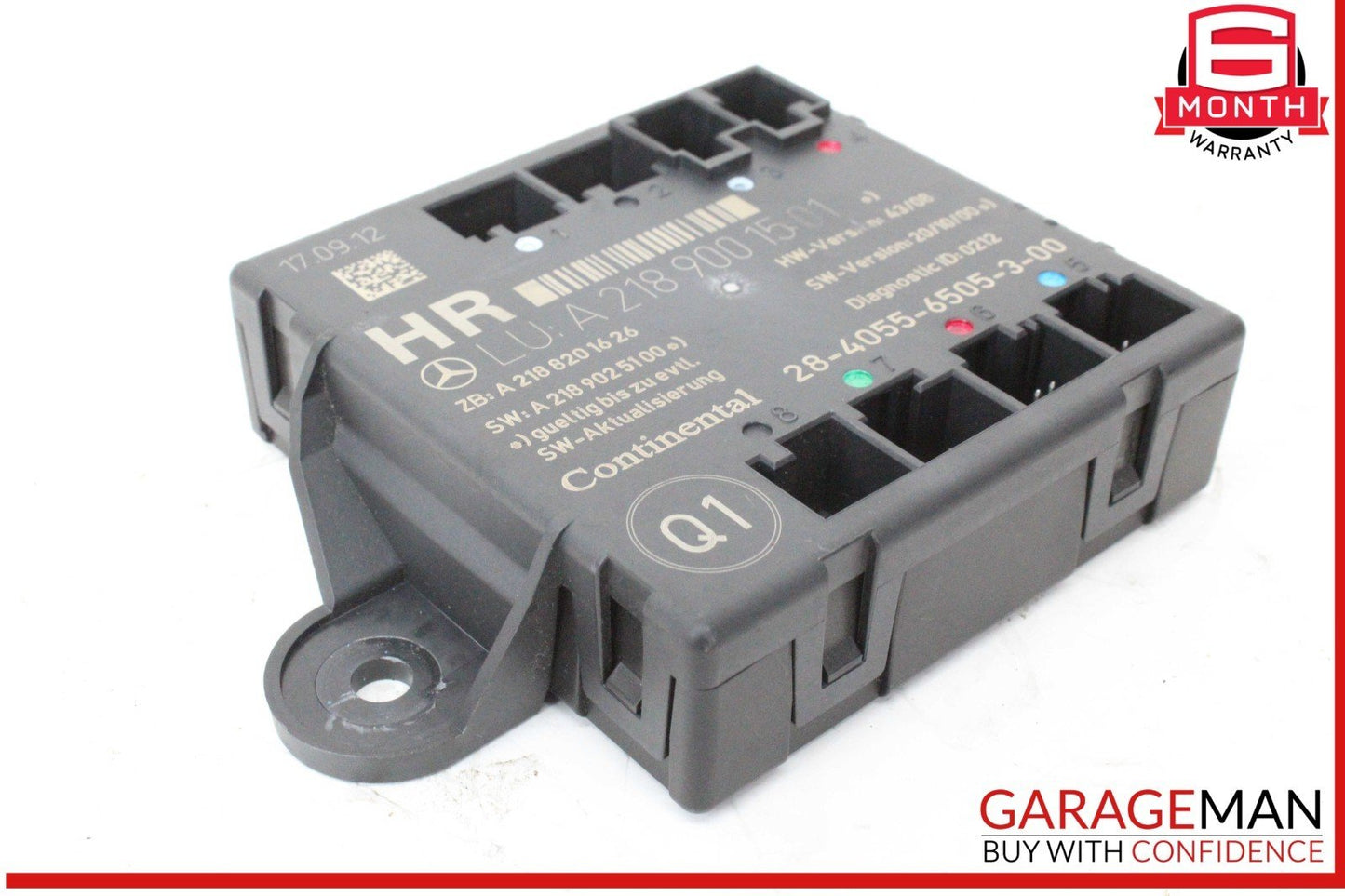 08-18 Mercedes W204 C250 CGI CLS550 Rear Right Side Door Control Module OEM