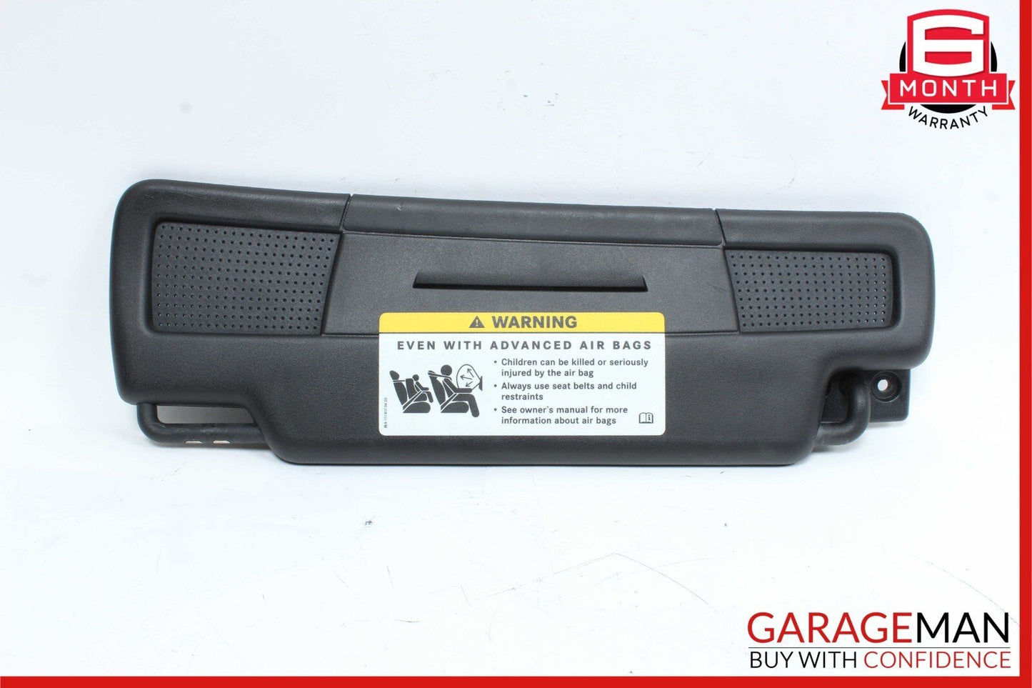 05-11 Mercedes R171 SLK300 Front Right Side Sun Visor Sunvisor Shade Black OEM