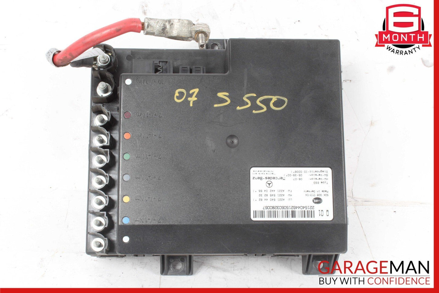 07-14 Mercedes W216 CL550 S350 CL600 Electric Power Supply Fuse Box Module Unit