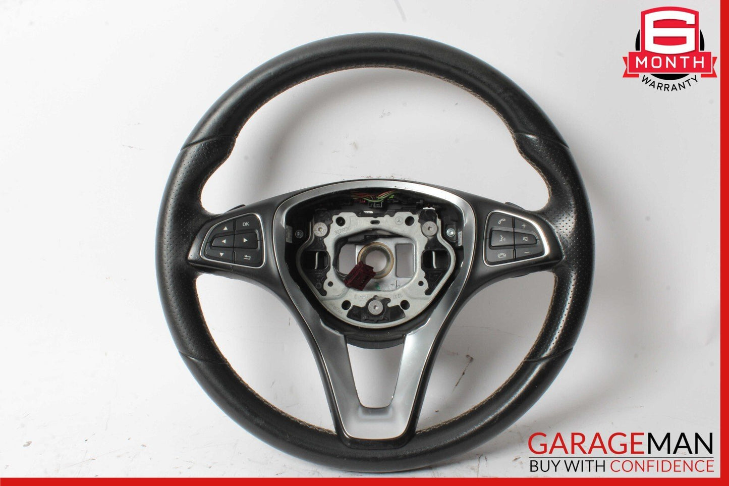 14-20 Mercedes W117 CLA250 GLA250 Steering Wheel w/ Paddle Shifters Black OEM
