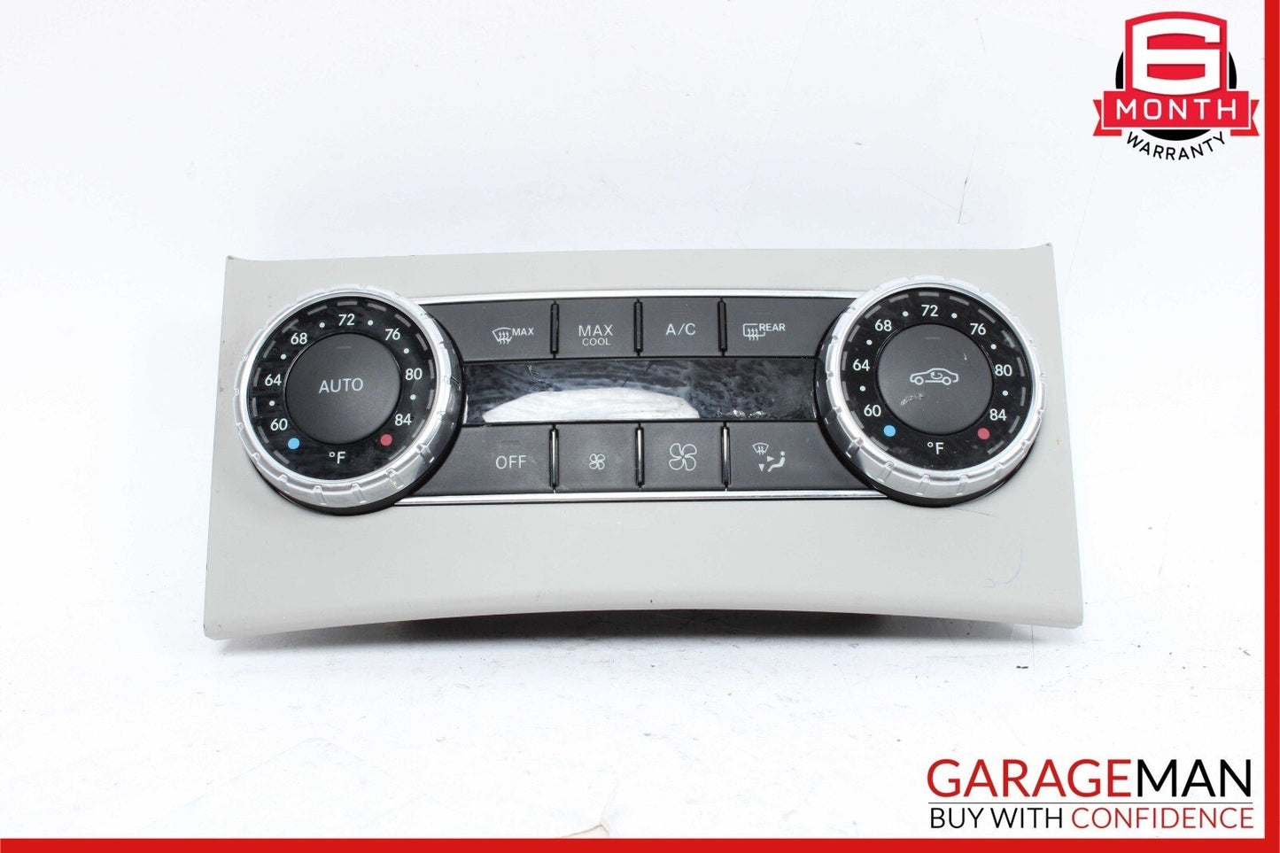 12-14 Mercedes W204 C350 C63 AC A/C Heater Climate Control Switch Trim Assembly