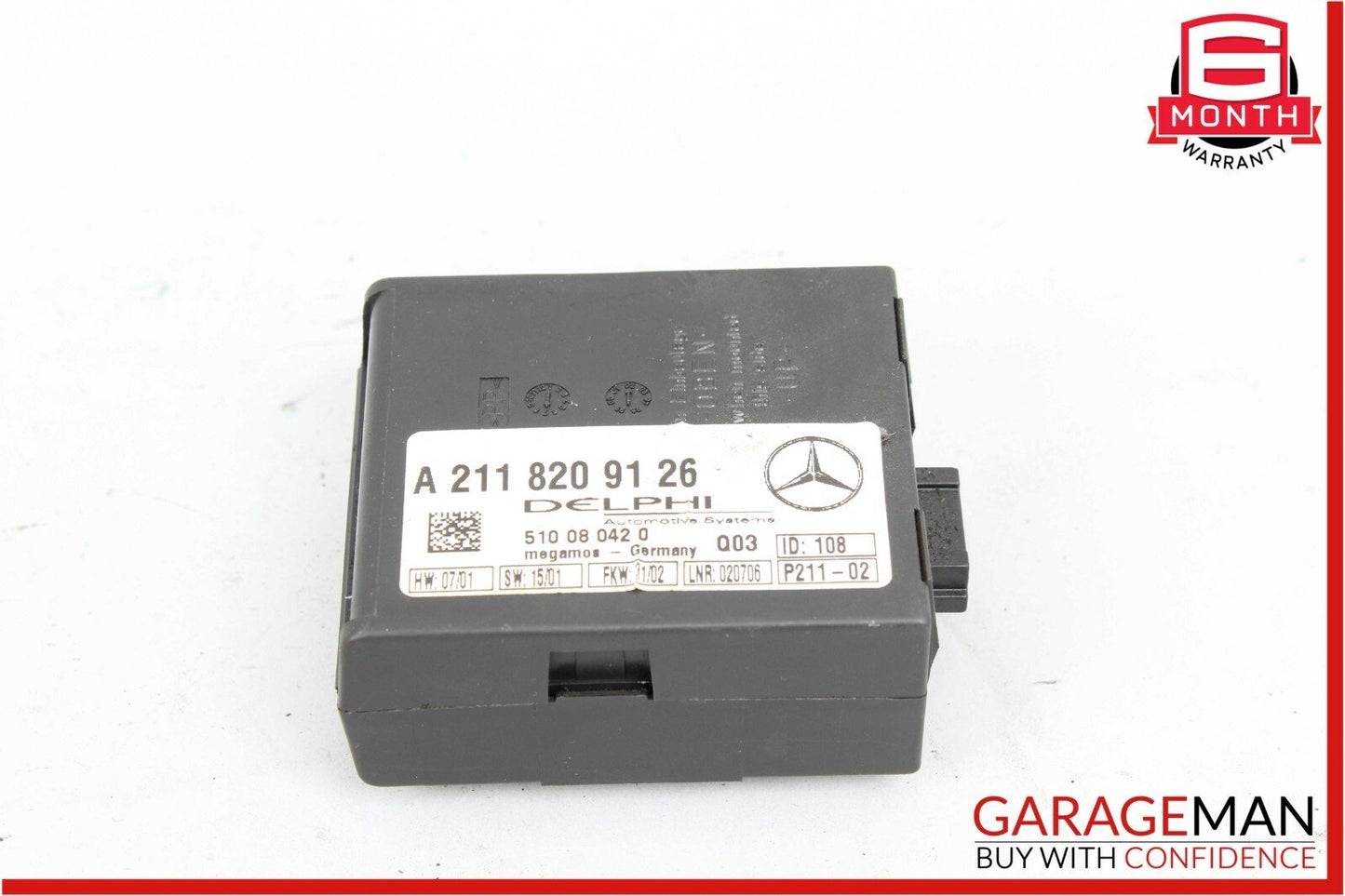 Mercedes C240 SL500 CLK320 Anti Theft Alarm Control Module Unit OEM