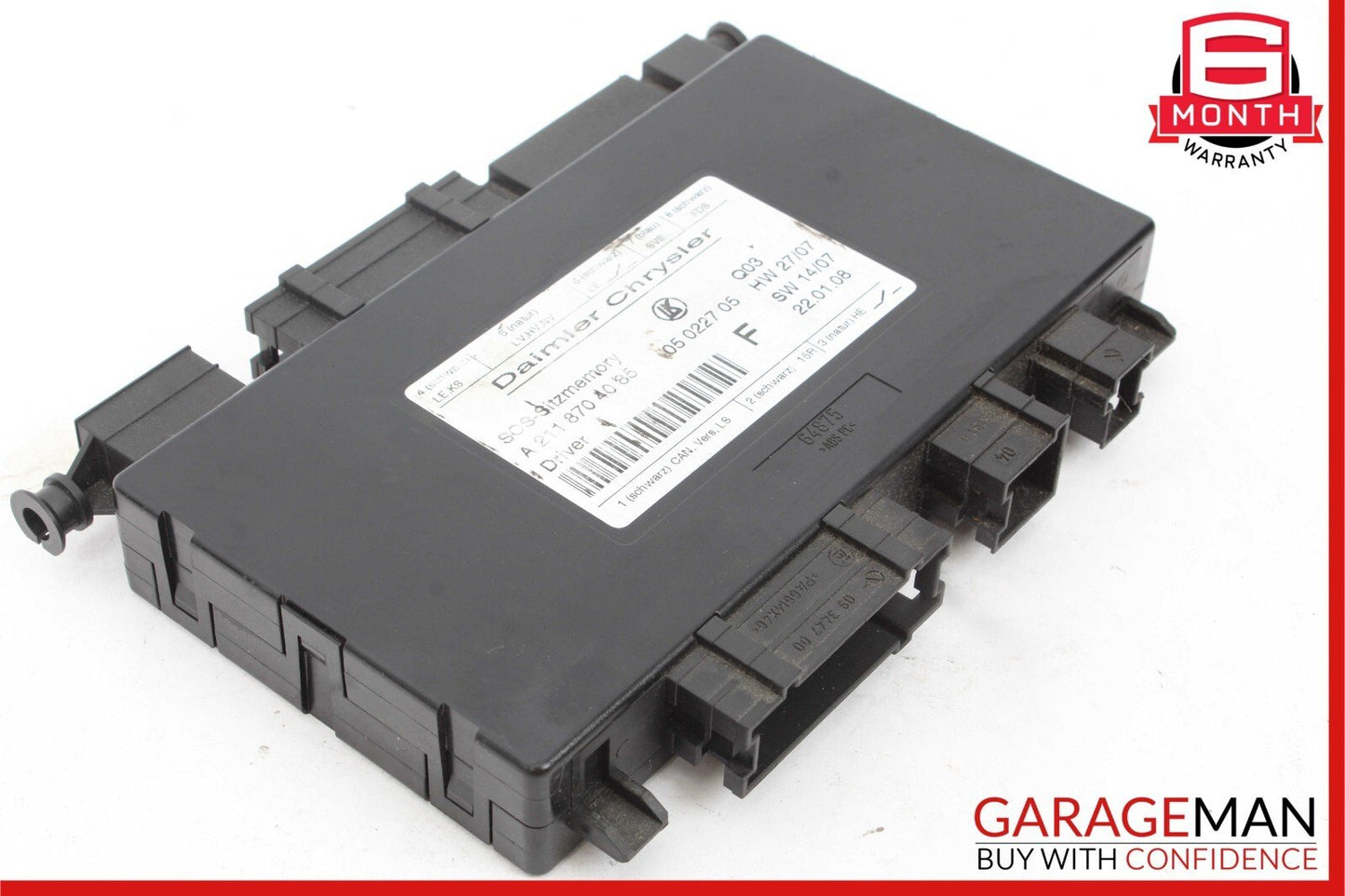 03-11 Mercedes W211 E350 E63 AMG Seat Control Module Front Left 2118704085 OEM