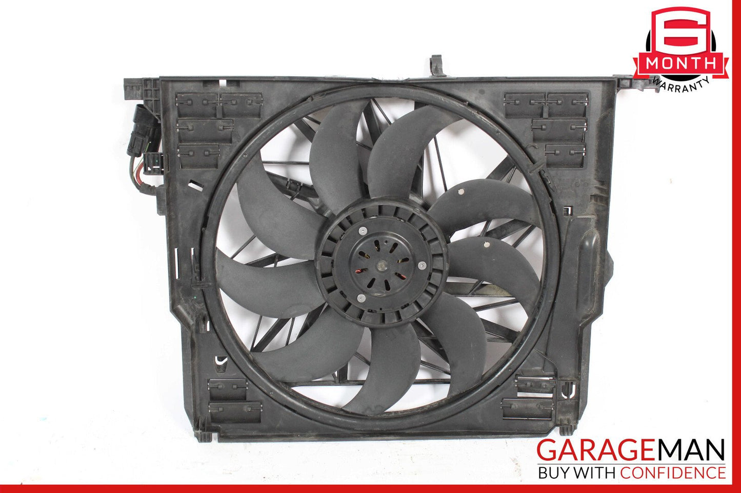 09-19 BMW 550i Engine Motor Cooling Fan Shroud OEM