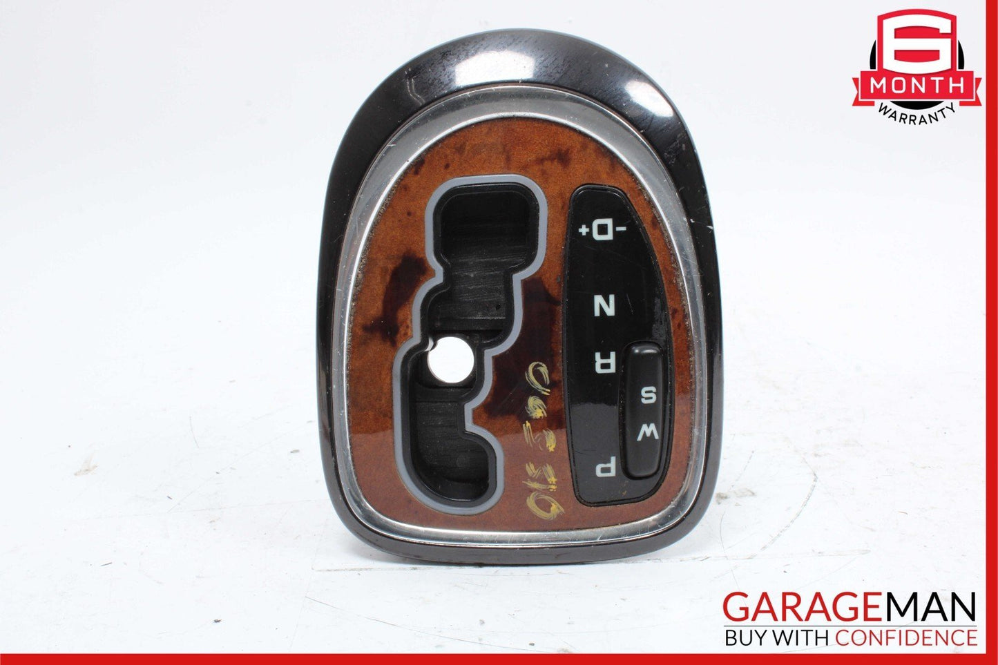00-06 Mercedes W220 S500 S430 Gear Shifter Bezel Trim Indicator Wood OEM