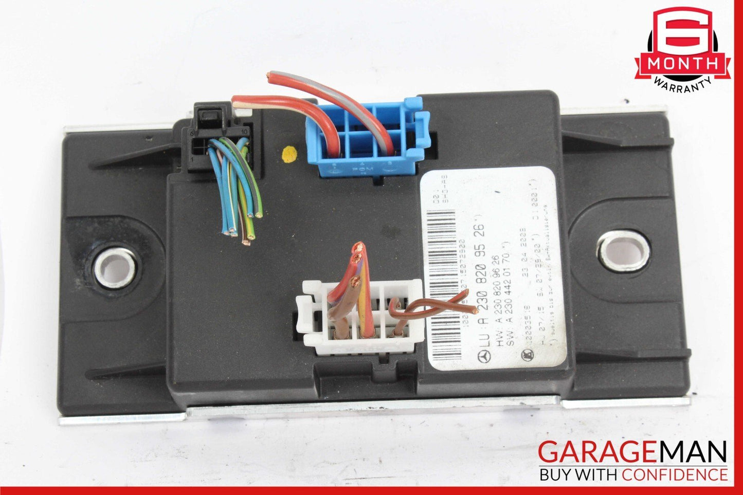 09-12 Mercedes R230 SL550 SL600 SL55 AMG Seat Airscarf Control Module Unit