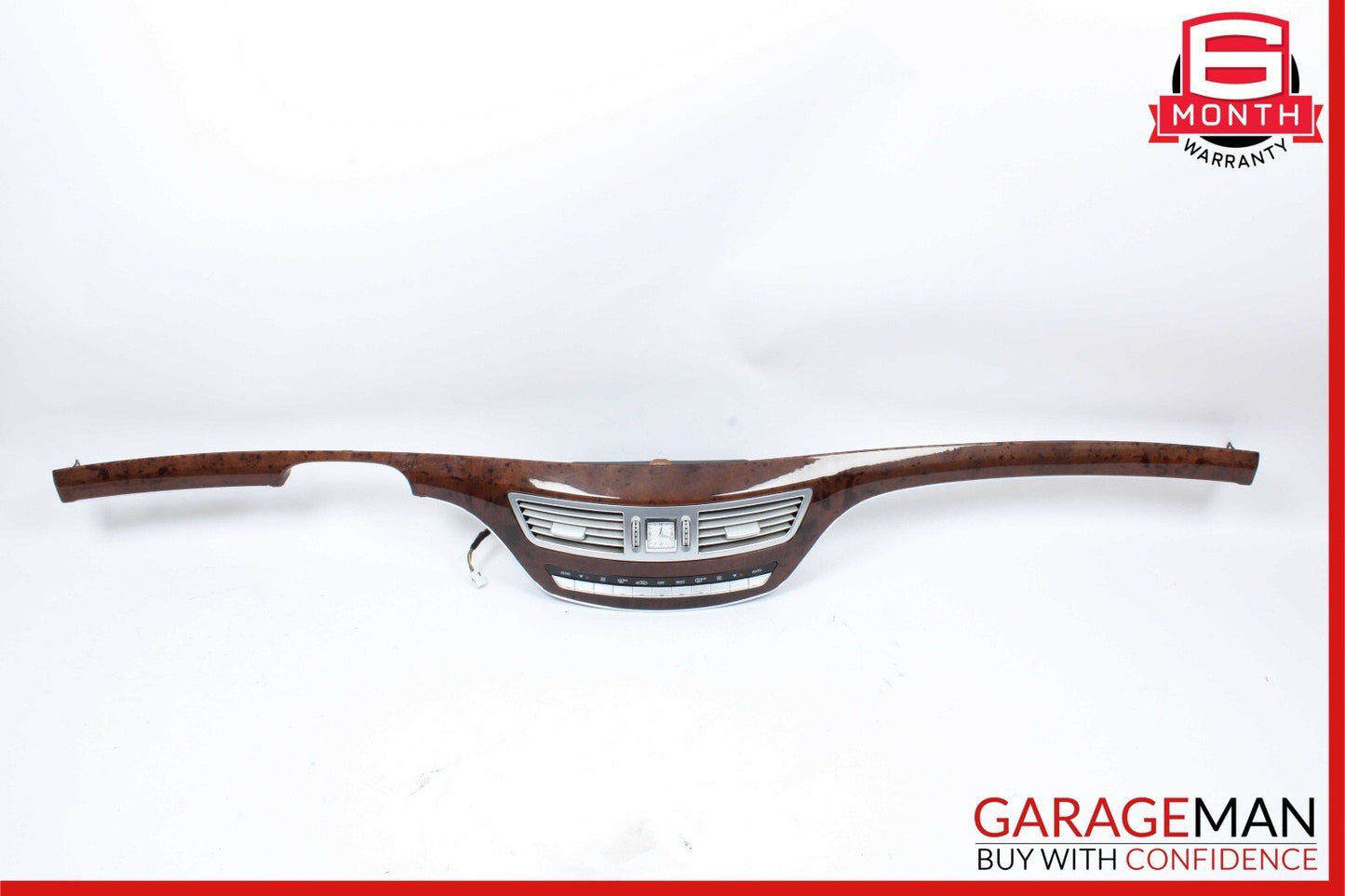07-09 Mercedes W221 S550 Dashboard Center Bezel Trim A/C Heater Switch Assembly