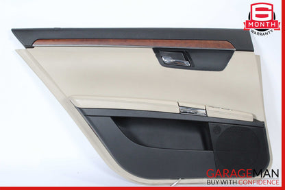 07-09 Mercedes W221 S450 S550 Rear Left Interior Door Panel Cover Brown