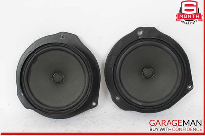 08-14 Mercedes W204 C250 Front Right & Left Door Sound Speakers Set of 2 OEM