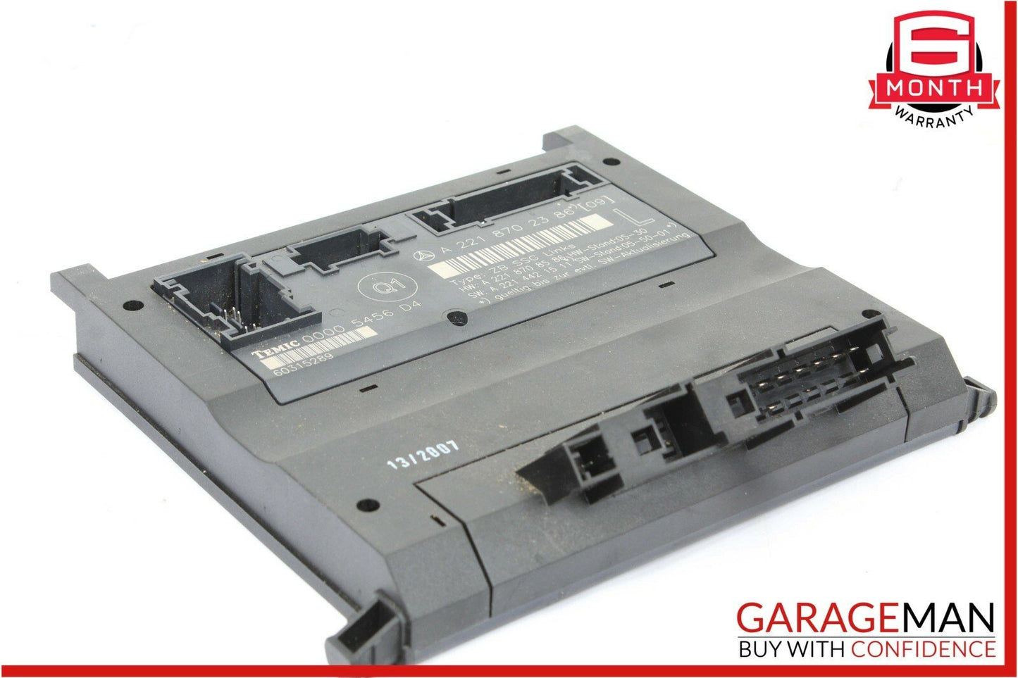 07-13 Mercedes W221 S550 S600 S350 Front Left Driver Under Seat Control Unit OEM