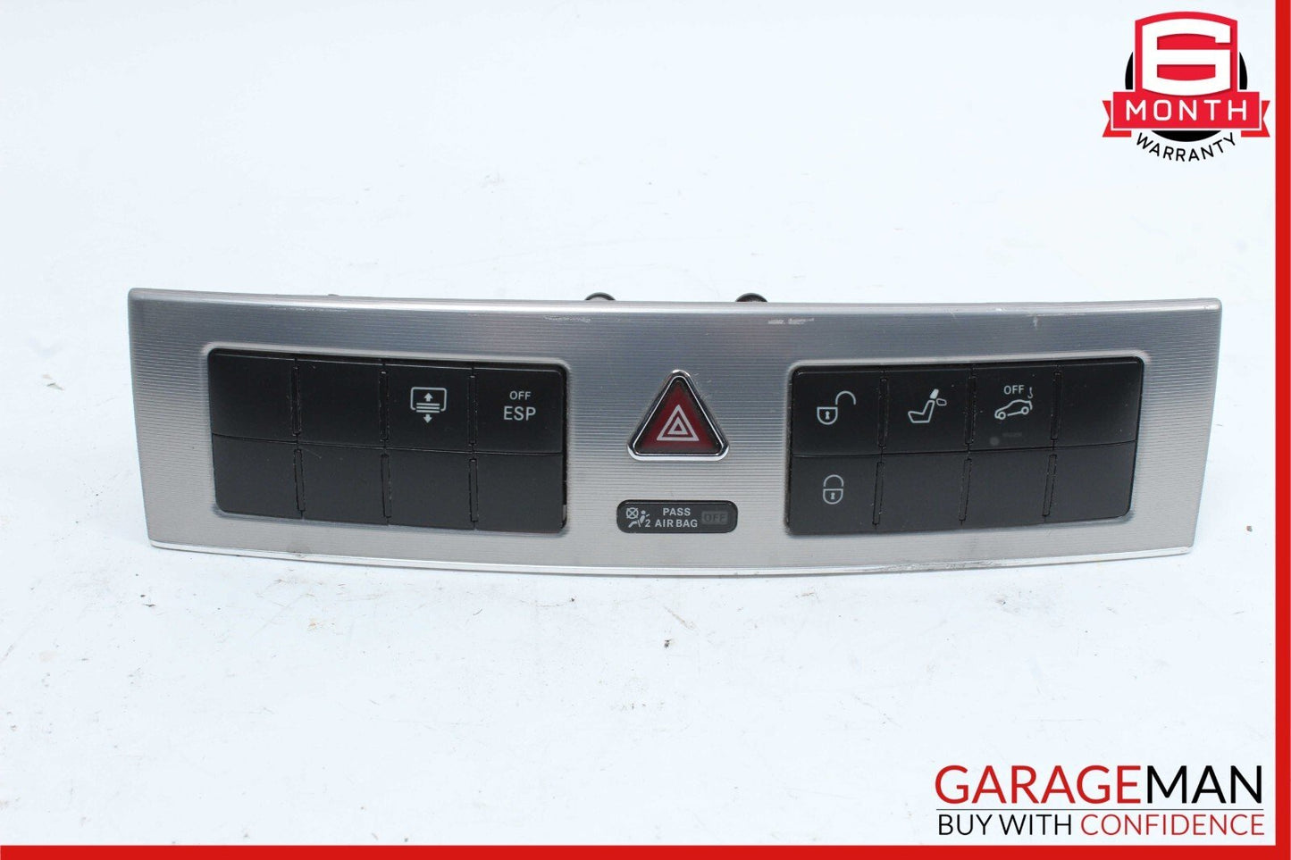 05-07 Mercedes W203 C230 C320 Dash Hazard Door Lock ESP Control Switch Trim Assy
