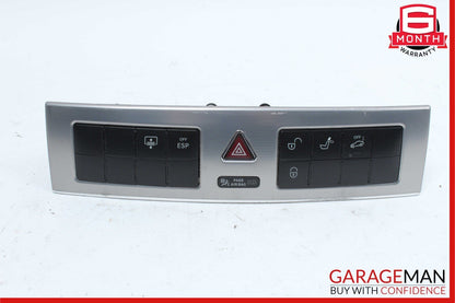 05-07 Mercedes W203 C230 C320 Dash Hazard Door Lock ESP Control Switch Trim Assy