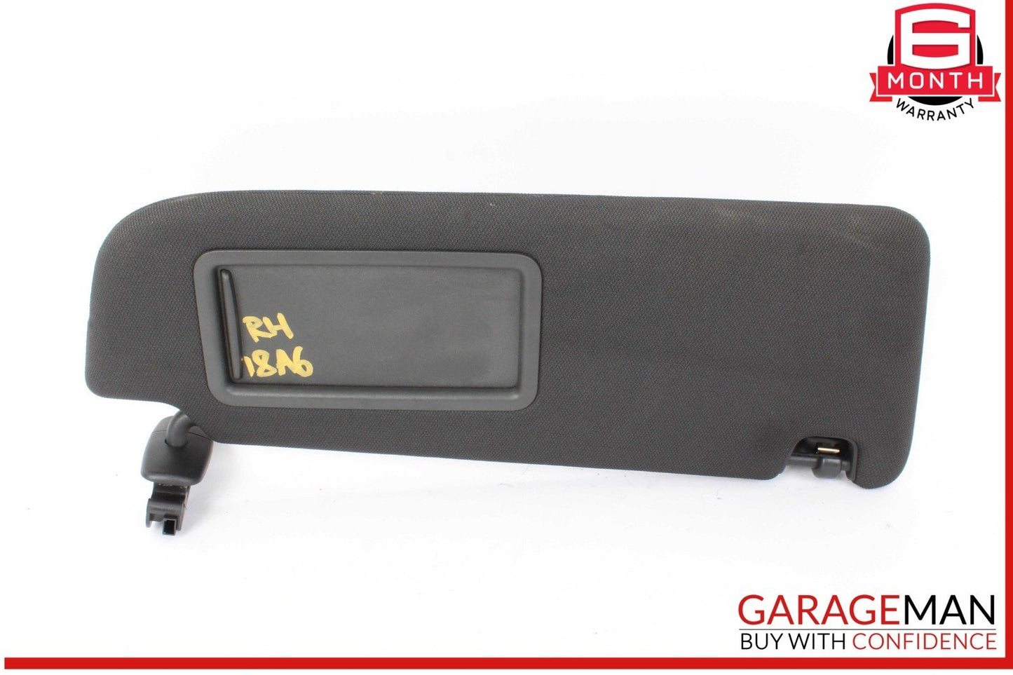 16-18 Audi A6 A7 Front Right Side Sun Visor Sunvisor Black 4G0857552N OEM
