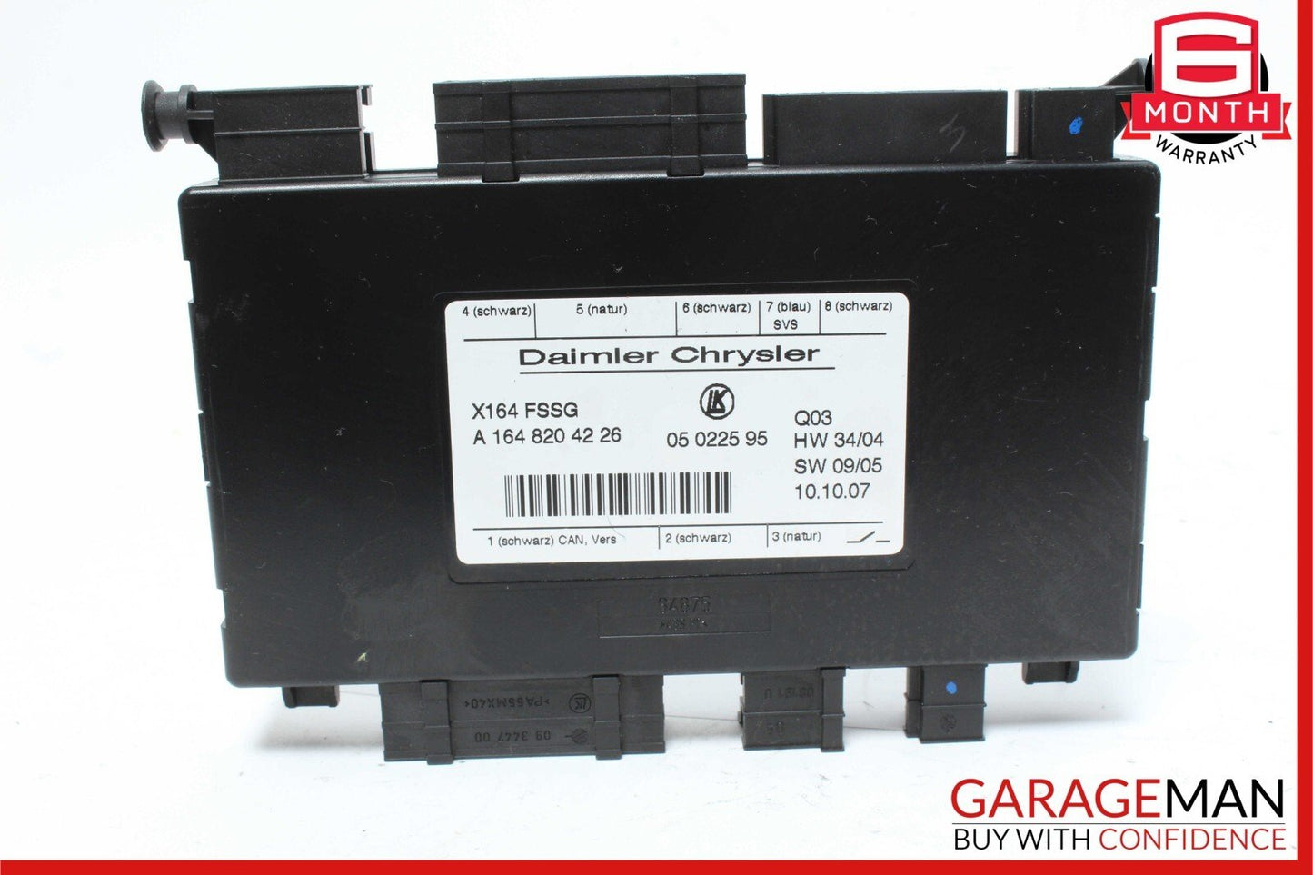 07-12 Mercedes GL450 GL550 Rear Third 3rd Seat Row Power Folding Control Module