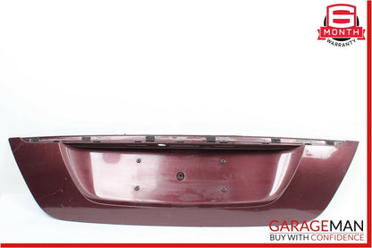 07-09 Mercedes W211 E350 E63 AMG Trunk Lid Tailgate License Plate Panel Red