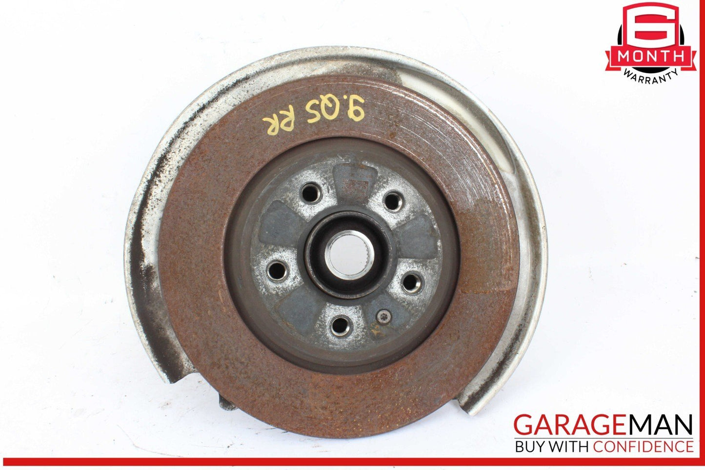 09-18 Audi Q5 A6 A7 Rear Right Wheel Spindle Knuckle Hub Bearing Brake Rotor