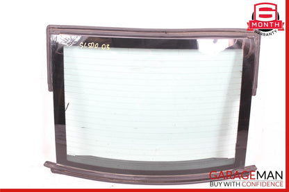 03-12 Mercedes R230 SL500 SL55 AMG Rear Back Windshield Glass Clear OEM