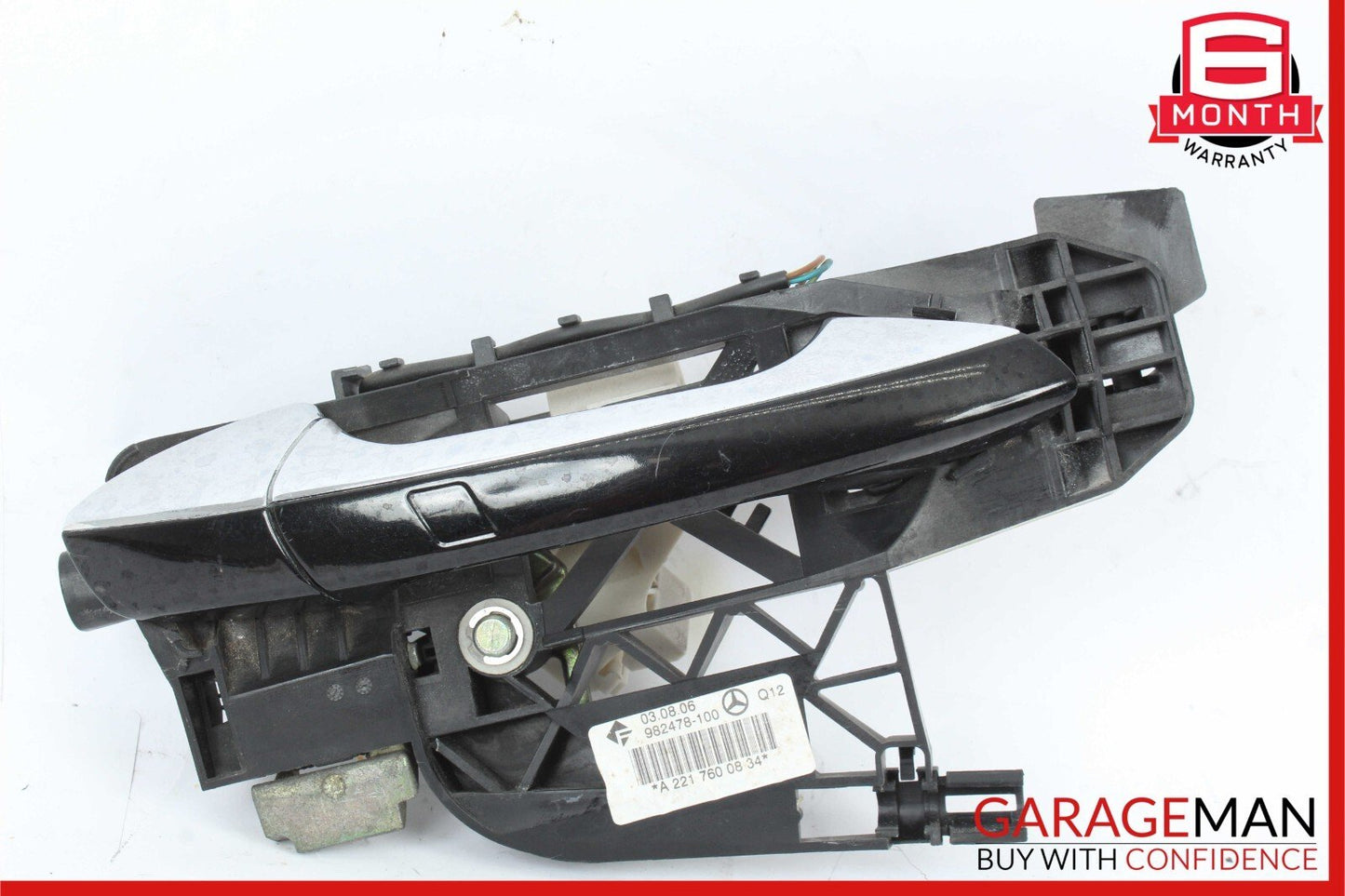 07-13 Mercedes W221 S550 S600 Rear Right Keyless Go Exterior Door Handle Black