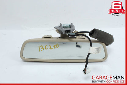 08-15 Mercedes W204 C250 C300 Front Top Upper Rear View Mirror Assembly Beige