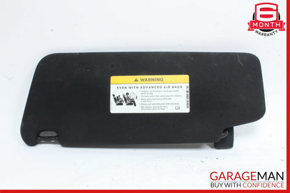 08-14 Mercedes W204 C250 Front Right Passenger Sun Visor Sunvisor Shade Black