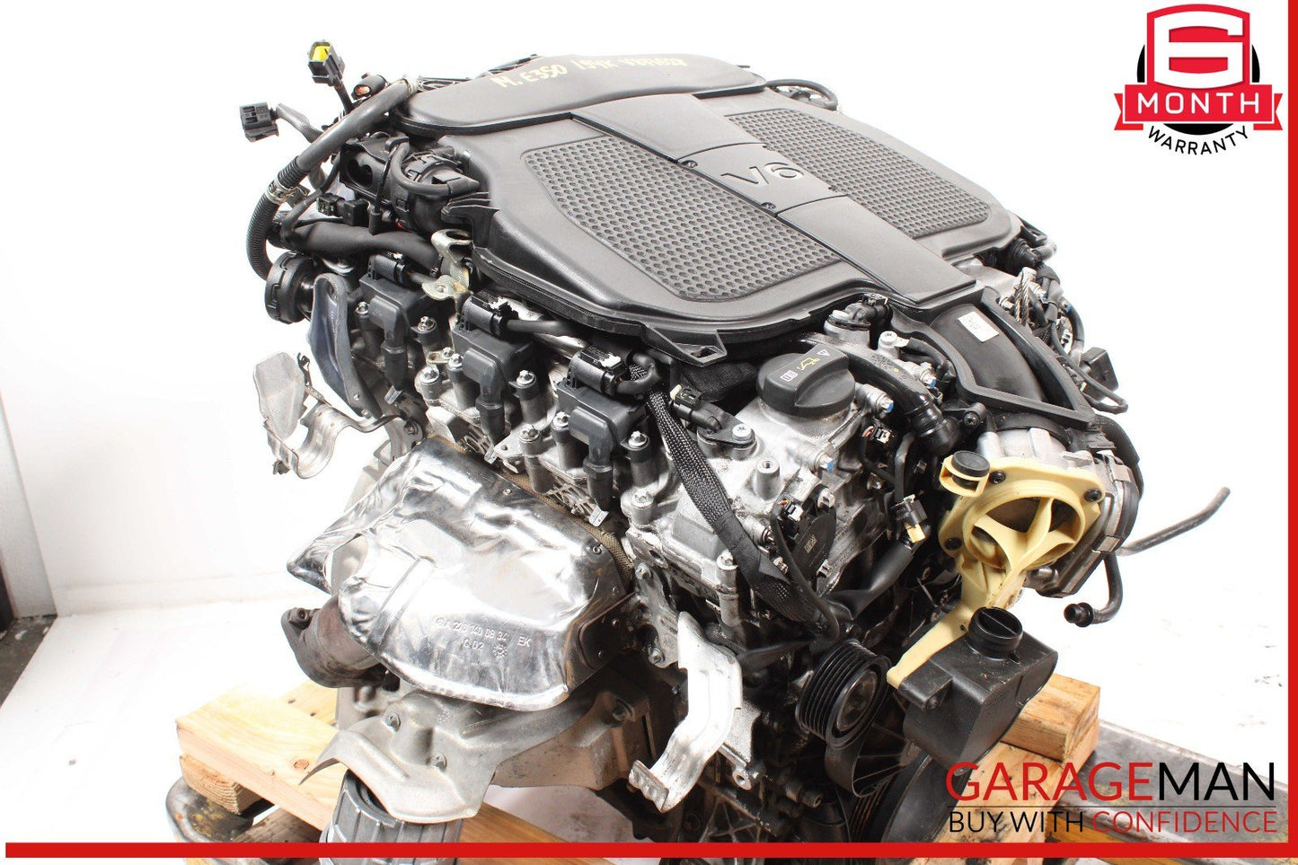12-16 Mercedes W212 E350 C350 3.5L V6 RWD Engine Motor Block Assembly OEM 194k