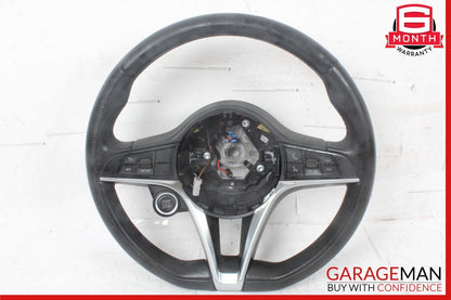 17-22 Alfa Romeo Giulia Steering Wheel w/ Switch Buttons 01561262870 OEM