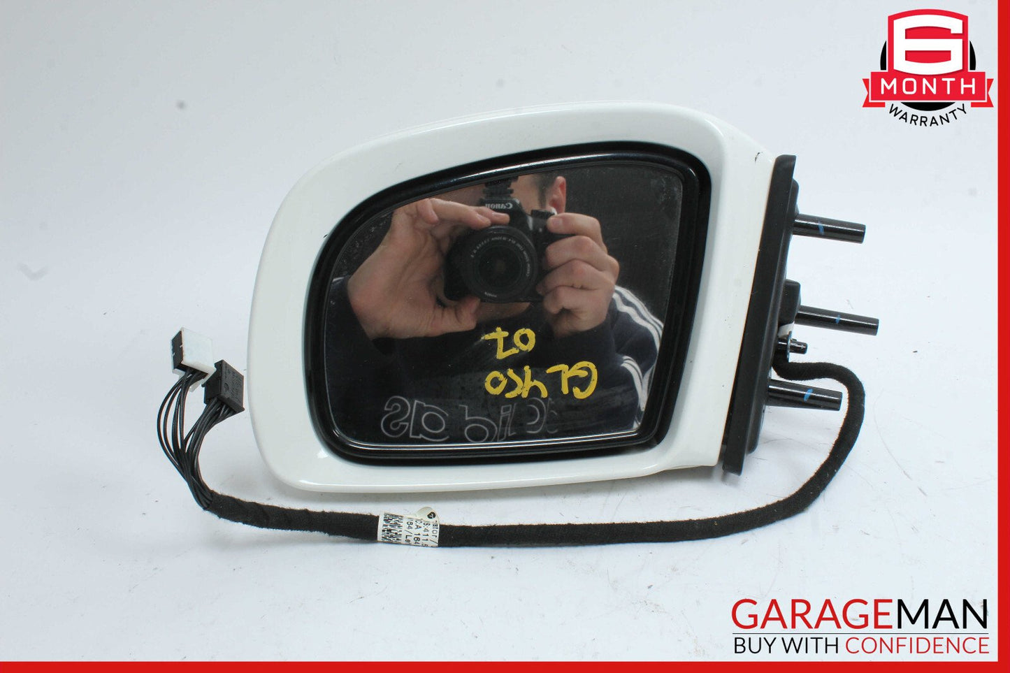 07-08 Mercedes X164 GL450 Front Left Side Mirror Door Rear View White OEM